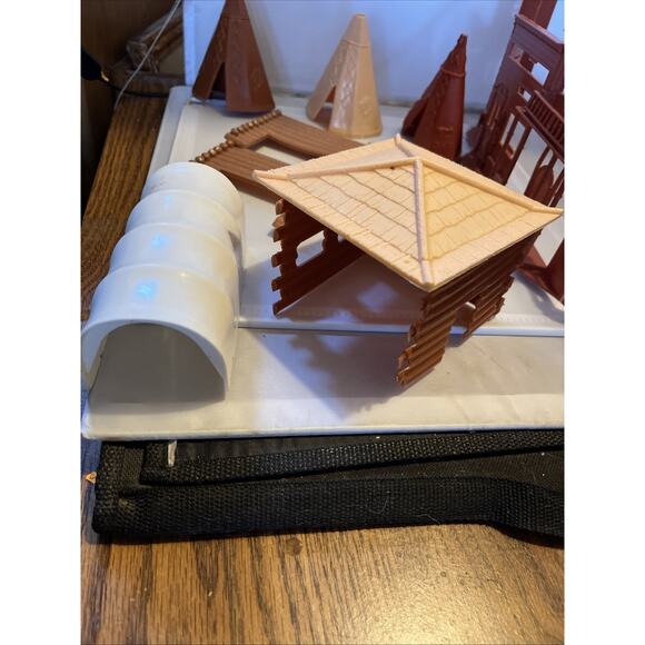 C1960s Vintage Multiple Div Miner Ind Plastic Western Building Façade + More - Picture 3 of 11